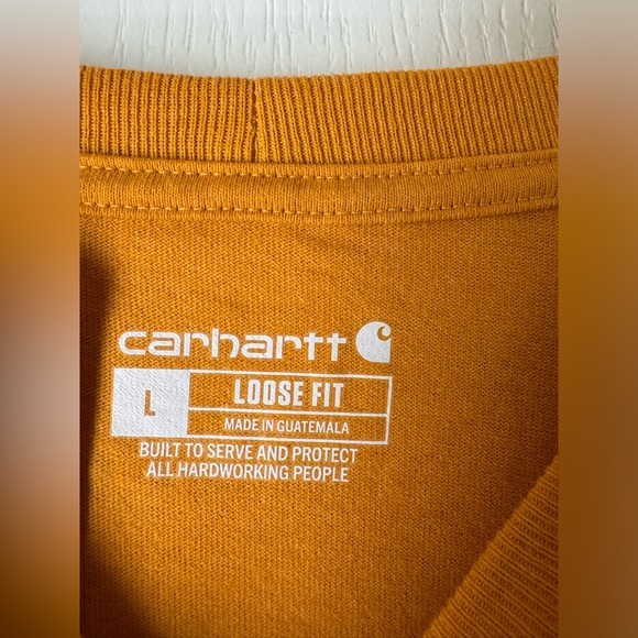 NWT Carhartt Loose Fit Heavyweight Long Sleeve
T-Shirt Size Large - Picture 4 of 5